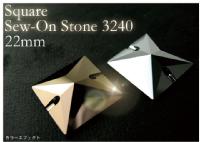 Square Sew-on Stones #3240<br>22mm<br>J[GtFNg//wAANZT[g[